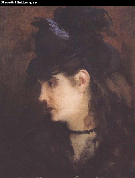 Edouard Manet Portrait de Berthe Morisot (mk40)